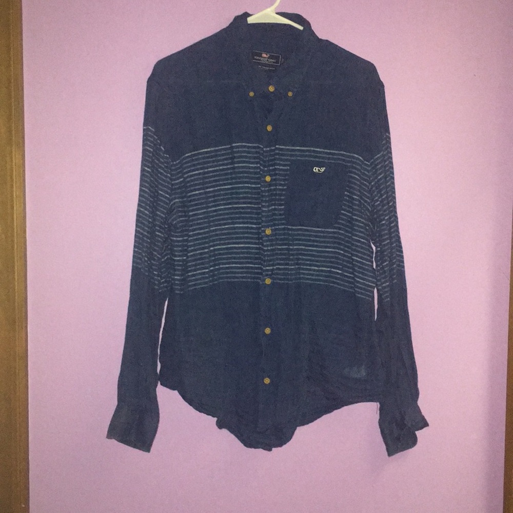 VINEYARD VINES LIGHTWEIGHT BLOUSE